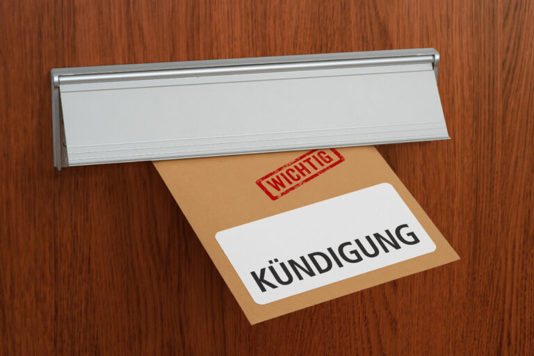 Kündigung einschreiben-Mobile