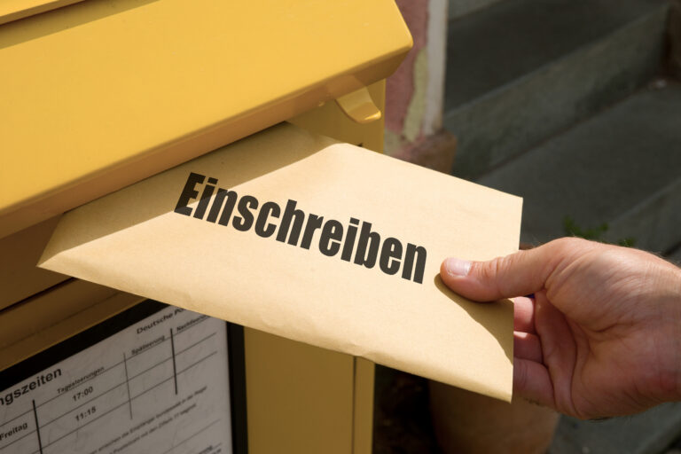 Einschreiben-Mobile
